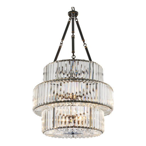 Bailey 140834 - Chandelier Alistair Triple Black Metal Bailey Bailey - The Lamp Company