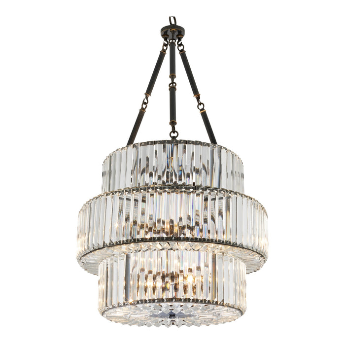Bailey 140834 - Chandelier Alistair Triple Black Metal Bailey Bailey - The Lamp Company