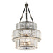 Bailey 140834 - Chandelier Alistair Triple Black Metal Bailey Bailey - The Lamp Company