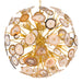 Bailey 140846 - Chandelier Irma L Gold Agate Stone Bailey Bailey - The Lamp Company