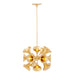 Bailey 140868 - Chandelier Louis Gold Bailey Bailey - The Lamp Company