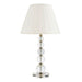 Bailey 140887 - Table Lamp Burgess Nickel White Shade Bailey Bailey - The Lamp Company