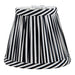 Bailey 140900 - Lampshade Lorraine S Black/White Bailey Bailey - The Lamp Company