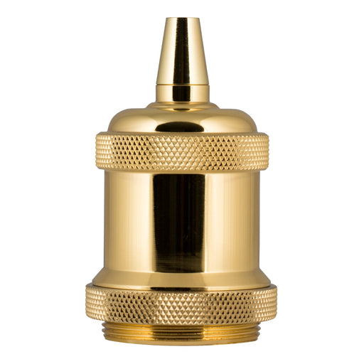 Bailey - 140910 - Retro Lampholder Alu E27 Gold Light Bulbs Bailey - The Lamp Company