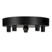Bailey - 140915 - Ceiling Cup Metal Black Multi-Cord 5 Light Bulbs Bailey - The Lamp Company