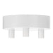 Bailey - 140917 - Ceiling Cup Metal White Multi-Cord 3 Light Bulbs Bailey - The Lamp Company