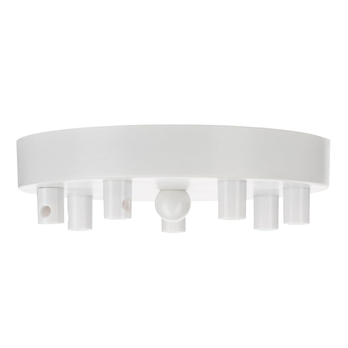 Bailey - 140919 - Ceiling Cup Metal White Multi-Cord 7 Light Bulbs Bailey - The Lamp Company