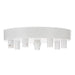 Bailey - 140919 - Ceiling Cup Metal White Multi-Cord 7 Light Bulbs Bailey - The Lamp Company