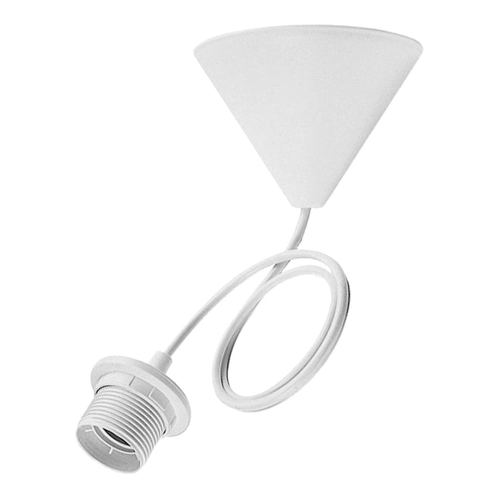 Bailey 141579 - Suspension TP E27 140CM White Bailey Bailey - The Lamp Company