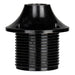 Bailey 141401 - Lampholder E27 Thread+Cap Black Bailey Bailey - The Lamp Company
