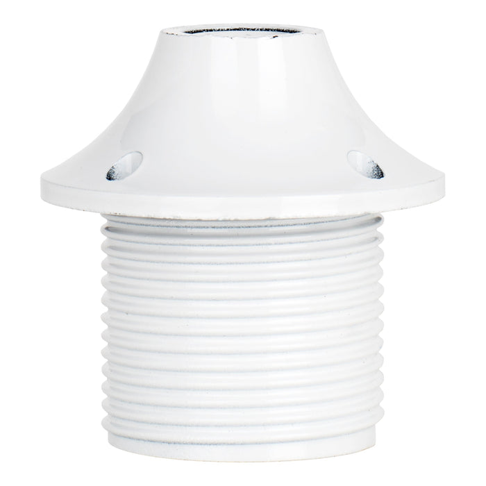 Bailey 141402 - Lampholder E27 Thread+Cap White Bailey Bailey - The Lamp Company
