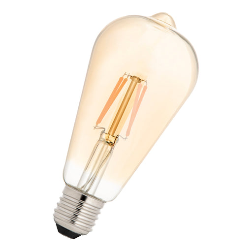 Bailey - 143050 - LED FIL ST64 E27 DIM 4W (29W) 300lm 822 Gold Light Bulbs Bailey - The Lamp Company