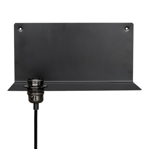 Bailey - 141935 - Wall Ledge Metal E27 Black Light Bulbs Bailey - The Lamp Company