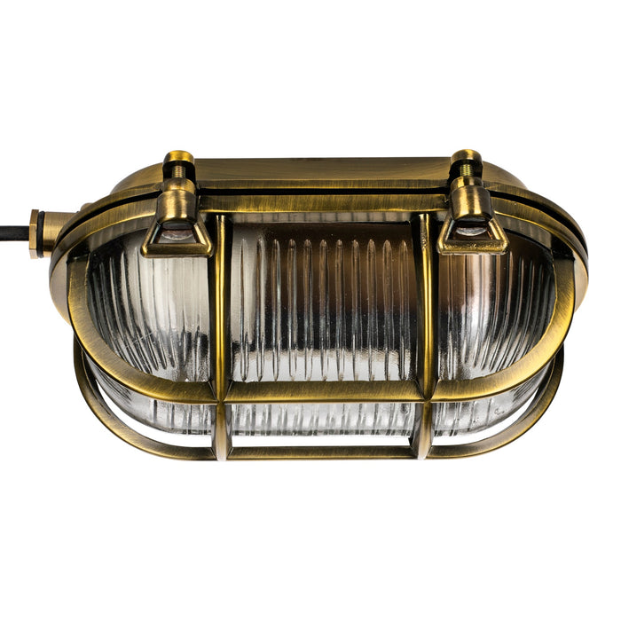 Bailey - 141964 - Bulkhead AHOI E27 Alu Bronze Oval IP64 Light Bulbs Bailey - The Lamp Company