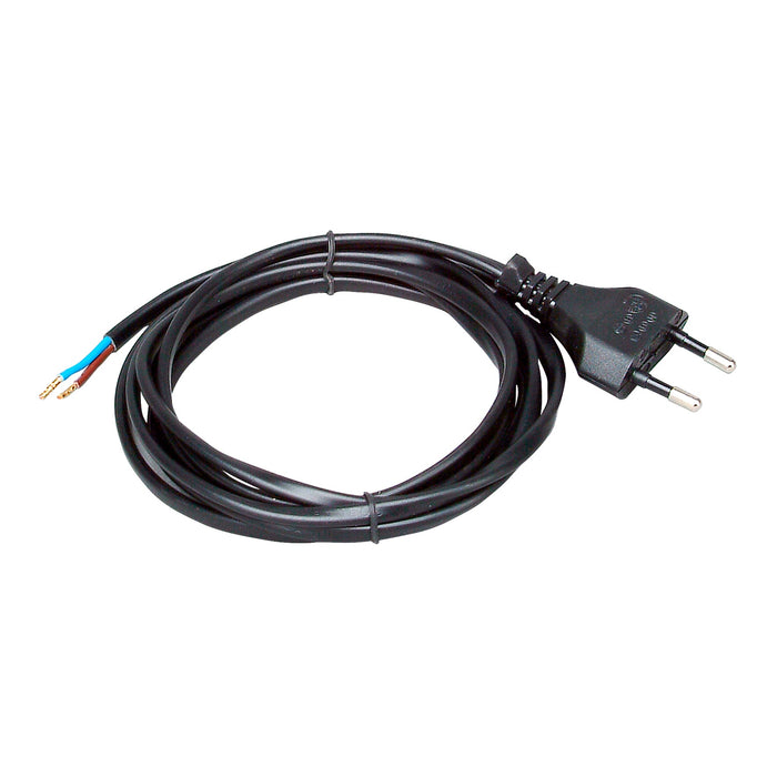 Bailey 142037 Kopp 140605097 Cable Lead 2C Euro plug 2M Black (Pack of 10)