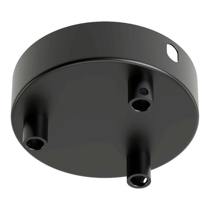 Bailey 142095 - Ceiling Cup Metal Satin Black 3 holes dia 100mm Bailey Bailey - The Lamp Company