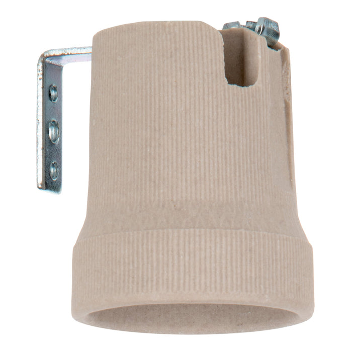 Bailey 142102 - Lampholder Porcelain E27 with Bracket Bailey Bailey - The Lamp Company