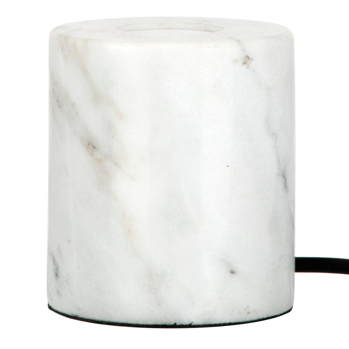 Bailey - 142452 - Table Lamp E27 Marble White Light Bulbs Bailey - The Lamp Company