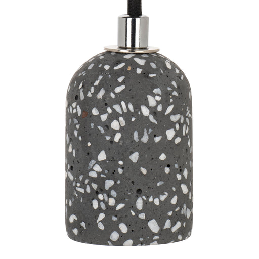 Bailey - 142539 - Pendant E27 Terrazzo D-Grey 1.5M 2C Black Light Bulbs Bailey - The Lamp Company