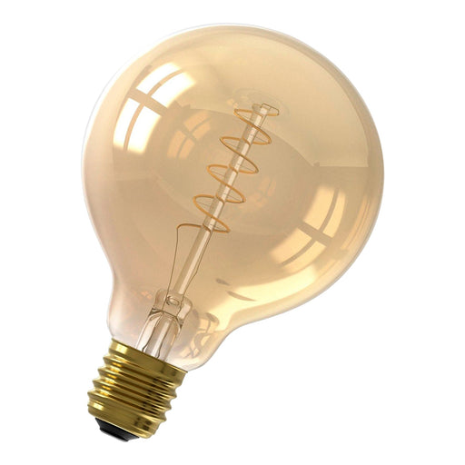 Bailey 142731 - LED Flex Filament G95 E27 240V 4W 2100K Gold Dimm Bailey Bailey - The Lamp Company
