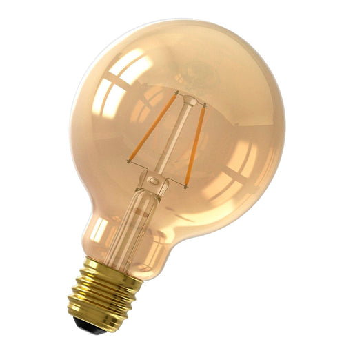 Bailey 142744 - LED Filament G95 E27 240V 2W 2100K Gold Bailey Bailey - The Lamp Company