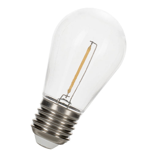 Bailey - 142755 - LED FIL Safe ST45 E27 1W (10W) 90lm 827 PC Clear Light Bulbs Bailey - The Lamp Company