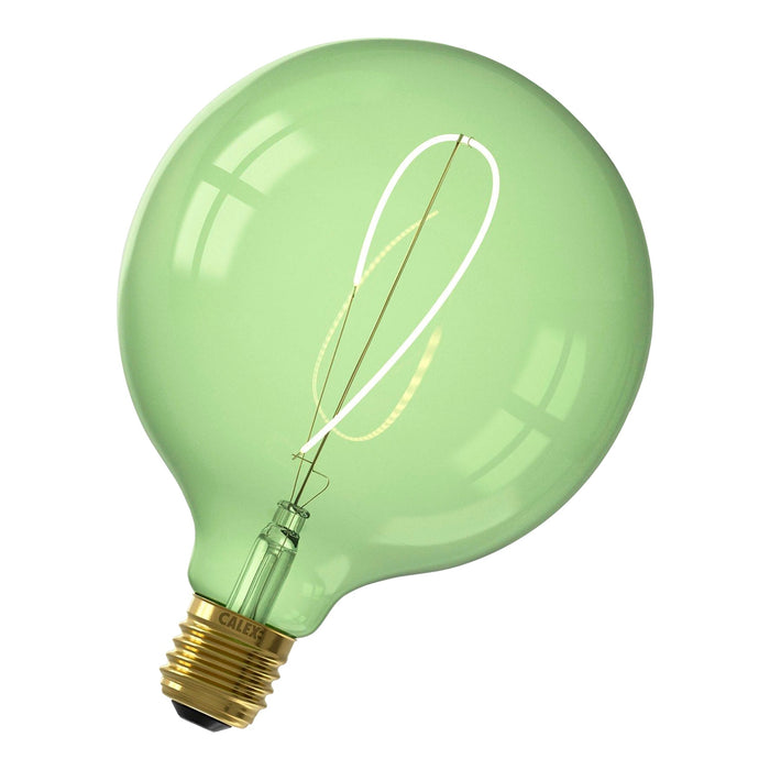 Bailey 142784 - LED Fil Nora G125 E27 240V 4W 2200K Emerald Green Dimm Bailey Bailey - The Lamp Company