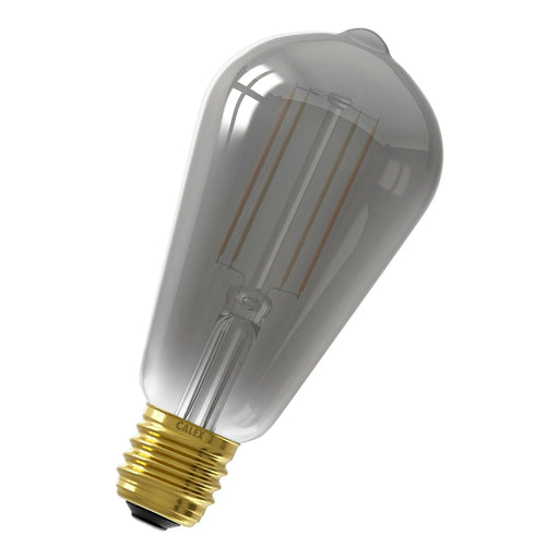 Bailey 142846 - Smart WIFI LED ST64 E27 240V 7W 1800-3000K Smokey Grey Bailey Bailey - The Lamp Company