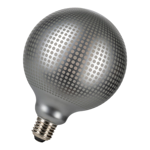 Bailey - 143105 - LED Orient Dots G125 E27 DIM 4W 240lm 827 Silver Light Bulbs Bailey - The Lamp Company