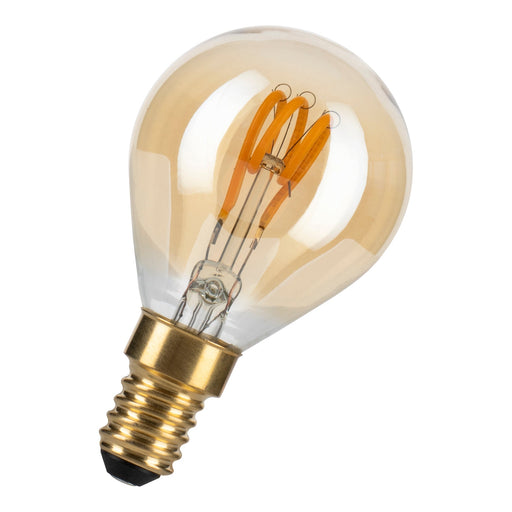 Bailey - 143314 - SPIRALED Basic G45 E14 DIM 3W (18W) 165lm 820 Gold Light Bulbs Bailey - The Lamp Company