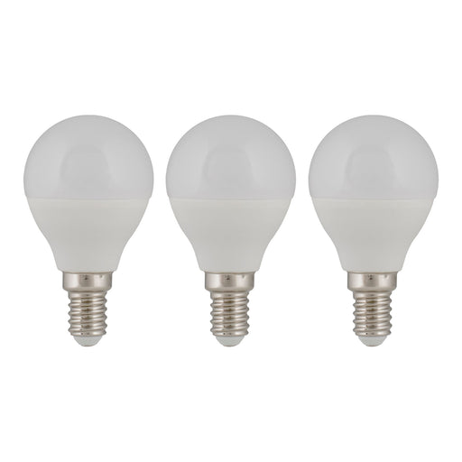 Bailey - 145219 - EcoPack 3pcs LED G45 E14 5.5W (40W) 470lm 827 Opal Light Bulbs Bailey - The Lamp Company