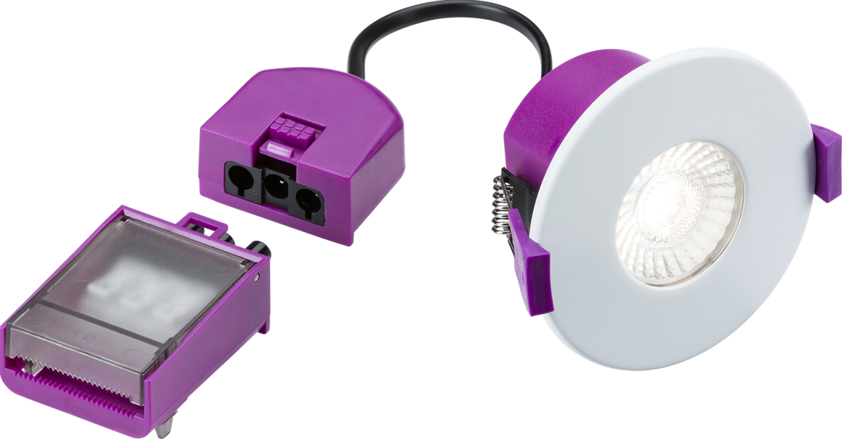 Knightsbridge SPKEVF SpektroLED Evo - Fire Rated IP65 Downlight with 2x Wattage & 4x CCT