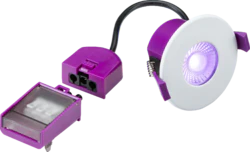 Knightsbridge SPKEVFKRGBW SpektroLED Evo IP65 8W Fire-rated Smart Downlight RGB and CCT - Fixed