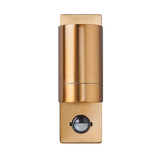 Luna Wall Light, GU10 LED PIR Fixed Single, Copper - 10416