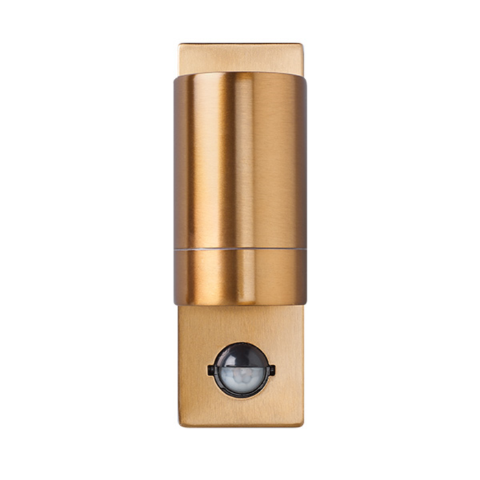 Luna Wall Light, GU10 LED PIR Fixed Single, Copper - 10416