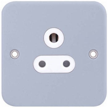 Selectric Metal Clad 1 Gang 5A Round Pin Socket