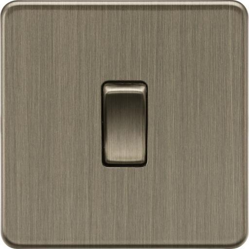 Knightsbridge SF1000DPAB 10AX 1G DP Switch - Antique Brass