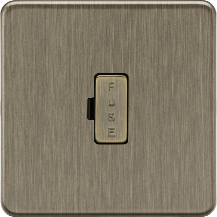 Knightsbridge SF6000AB 13A Fused Spur Unit - Antique Brass