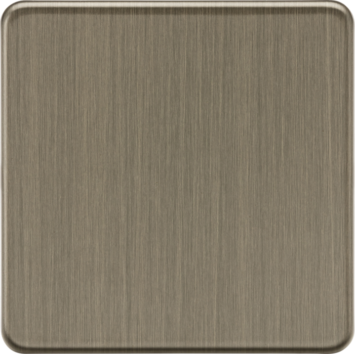 Knightsbridge SF8350AB 1G Blanking Plate - Antique Brass