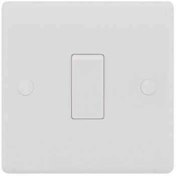 Selectric Smooth 1 Gang 10A 1 Way Switch