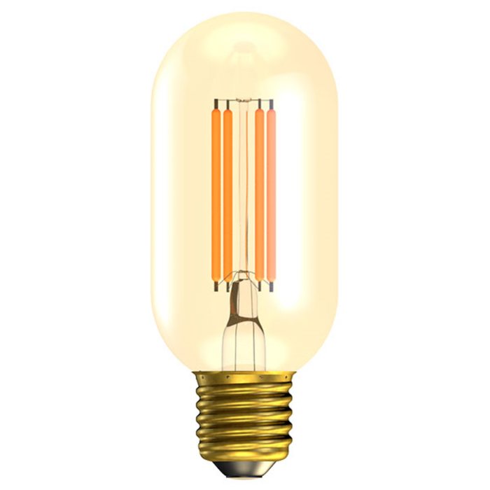 Bell Lamp, LED Vintage Amber Tubular ES/E27, 3.3W 365lm 240V 110mm, 2200K - 60816