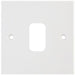 Selectric Square GRID360 1 Gang Faceplate