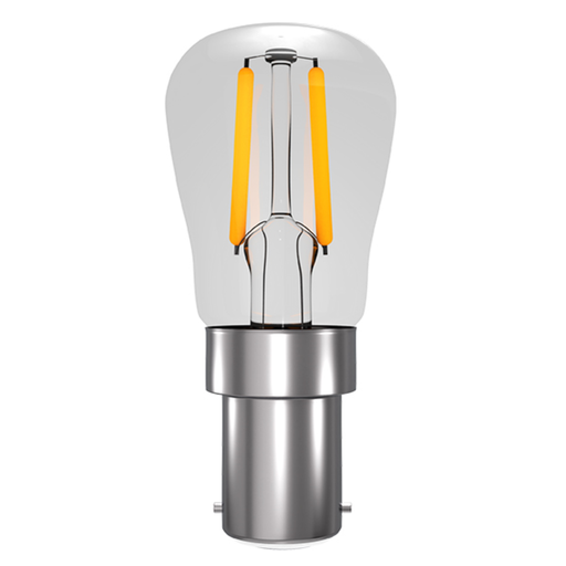 Bell Lamp, LED Filament Pygmy SBC/B15, 2W 240V, 2200K - 60222