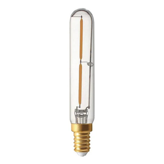 Girard Sudron LED Filament Tubular Lamp 2W Very Warm White E14 Clear 20x120mm