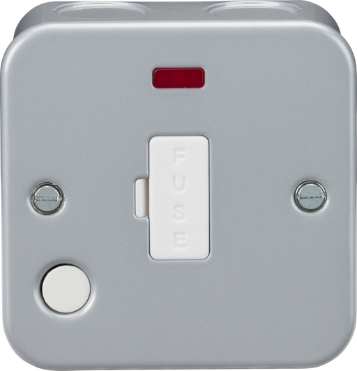 Knightsbridge M6000NF 13A Unswitched Fused Spur with Neon and Flex Outlet