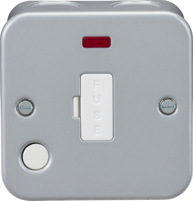 Knightsbridge M6000NF 13A Unswitched Fused Spur with Neon and Flex Outlet