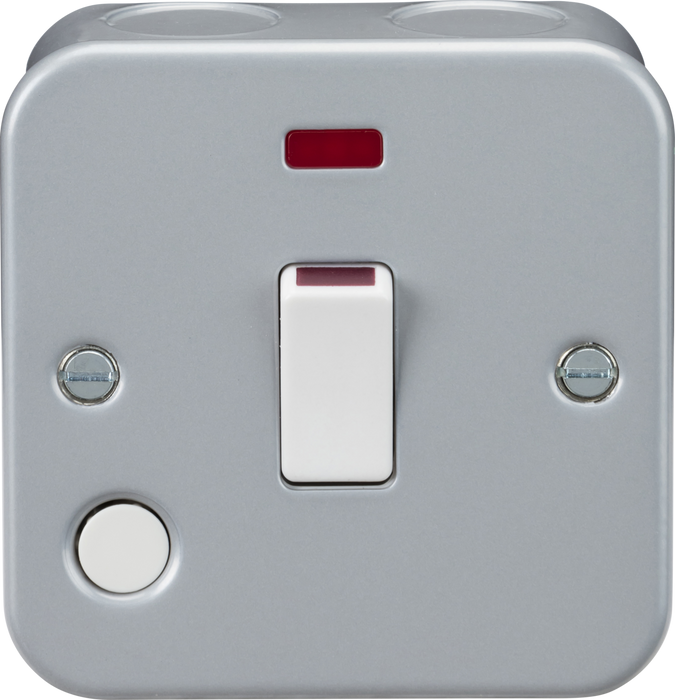 Knightsbridge M8341NF 20A 1G DP Switch with Neon and Flex Outlet