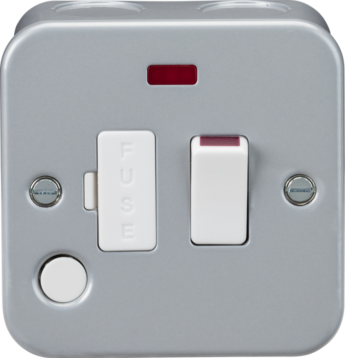 Knightsbridge M6300NF 13A Switched Fused Spur with Neon and Flex Outlet