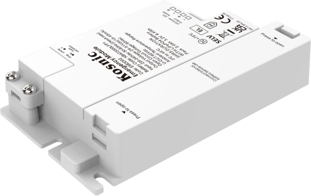 2W standard emergency module for LED DD and bulkhead