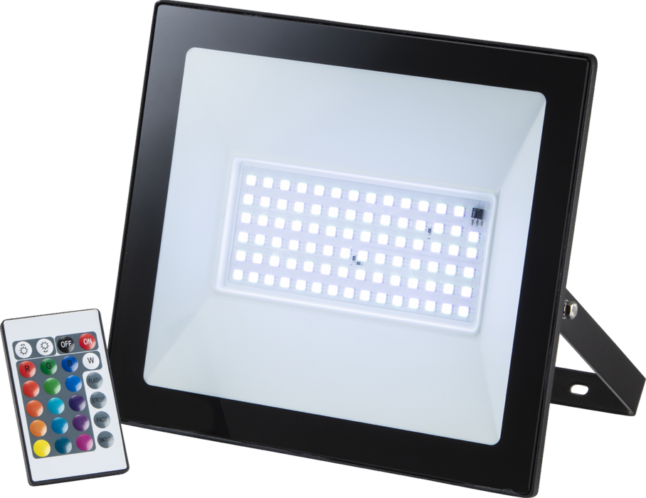 Knightsbridge FLG20RGB 230V IP65 20W RGB LED Black die-cast Aluminium Floodlight